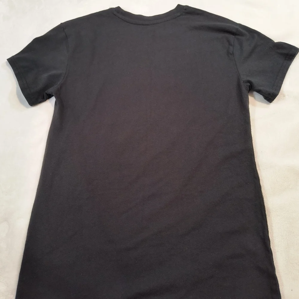 Black T-Shirt with Retro Design